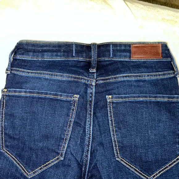 Hollister Dark Blue Flare Jeans - Picture 3 of 8